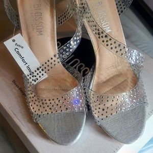 DeBlossom Charlotte-39 high heel evening slingback shoe